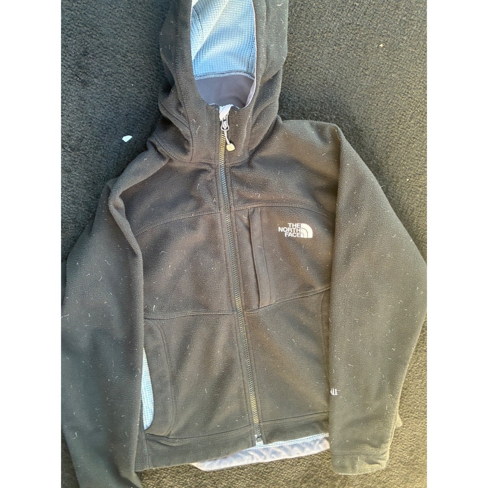 The North Face Windwall Fleece Jacket Womens XS Black Full Zip Hoodie